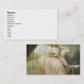 Een vrouw genaamd Anne, de vrouw van de kunstenaar Visitekaartje (Voorkant / Achterkant)