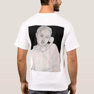 Een vrouw genaamd Yoko in Yokohama met een potlood T-shirt