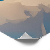 Een vrouw gewichtheffer. poster (Hoek)