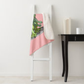 Een Vrouw Hadrosaurus met een pop. Sherpa Deken (In situ)