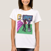 Een vrouw heeft een Man nodig zoals een vis die ee T-shirt (Voorkant)