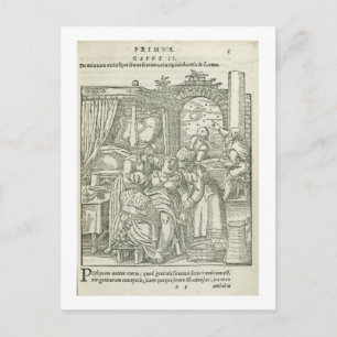 Een vrouw in de Arbeid, illustratie uit hoofdstuk  Briefkaart