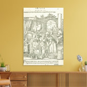 Een vrouw in de Arbeid, illustratie uit hoofdstuk  Canvas Afdruk (Insitu (Woonkamer))