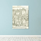 Een vrouw in de Arbeid, illustratie uit hoofdstuk  Canvas Afdruk (Insitu (Houten vloer))