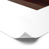 Een vrouw in een veelkleurige sjaal poster (Hoek)