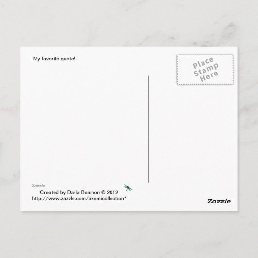 Een vrouw is als... briefkaart (Achterkant)