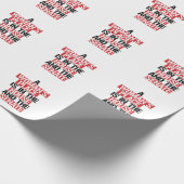 Een vrouw is thuis en de senaat cadeaupapier (Hoek)