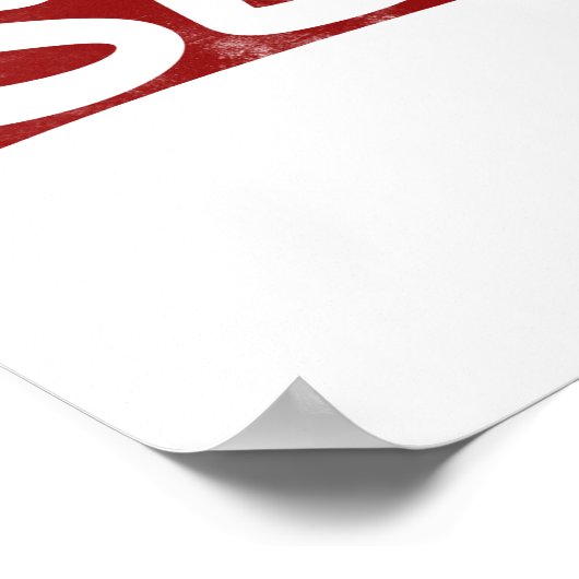 Een vrouw is thuis en senaat poster (Hoek)