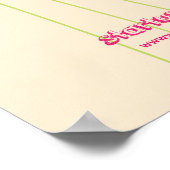 Een vrouw kan alleen maar vertrouwen hebben poster (Hoek)