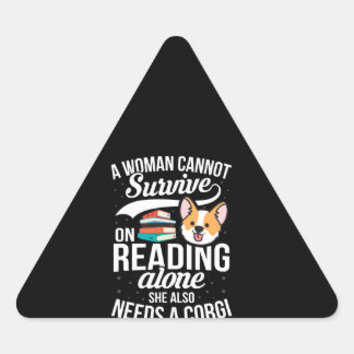 Een vrouw kan niet overleven bij het lezen van all sticker