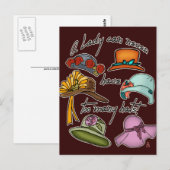 Een vrouw kan nooit te veel Petten hebben (briefka Briefkaart (Voorkant / Achterkant)