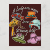 Een vrouw kan nooit te veel Petten hebben (briefka Briefkaart (Voorkant)