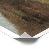 Een vrouw met Chrysanthema, Edgar Degas. Poster (Hoek)