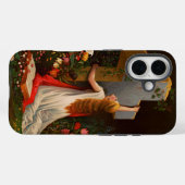 Een vrouw met een kruis bidt Case-Mate iPhone case (Achterkant (horizontaal))