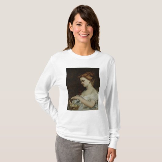 Een vrouw met juwelen, 1867 t-shirt (Voorkant volledig)