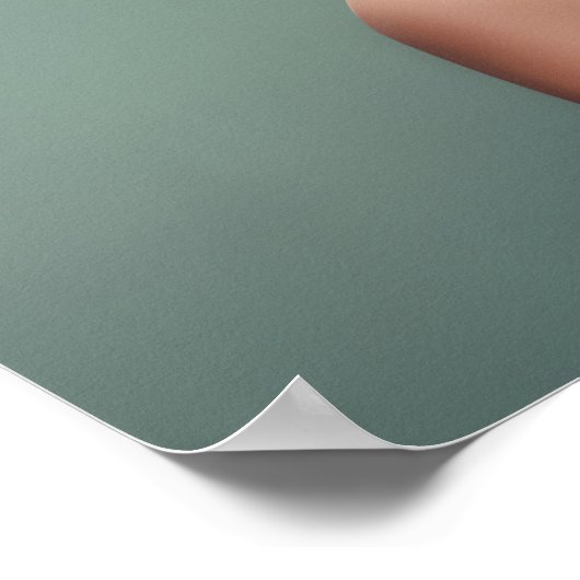 Een vrouw met lotusbloem op haar hoofd poster (Hoek)