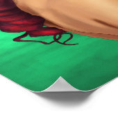 Een vrouw om te werken poster (Hoek)