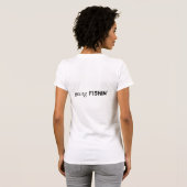 Een vrouw op een missie...geitenvis t-shirt (Achterkant volledig)