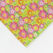 Een vrouw op een motor fleece deken (Hoek)