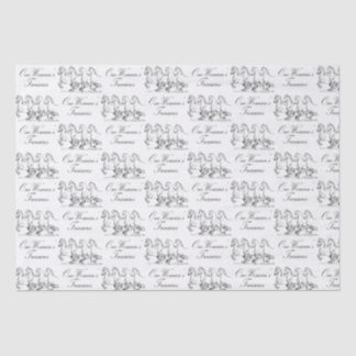 Een vrouw schatten Paardenweefsel papier