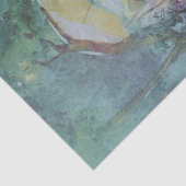 Een Vrouw Schetsen in een Glade door Mildred Butle Tissuepapier (Detail)