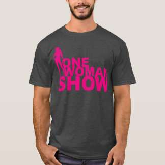 Een vrouw Show voor sterke meisjes en moeders op M T-shirt