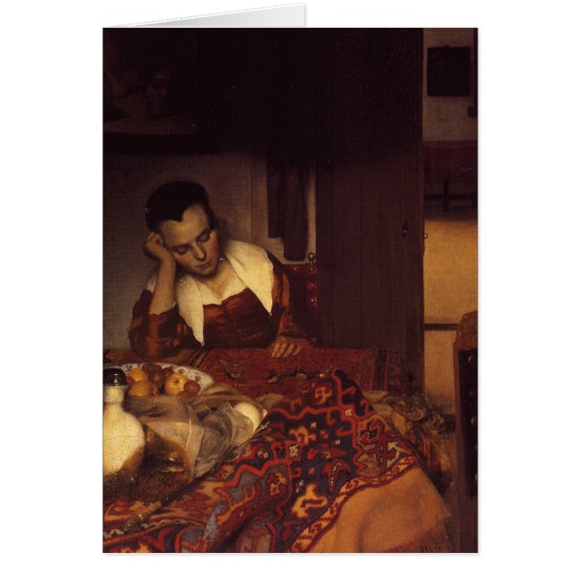 Een vrouw slaapt (Voorkant)