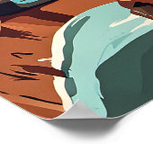 Een vrouw toerist in Venetië Print (Hoek)