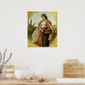 Een vrouw uit Algiers, 1871 Poster (Keuken)