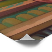 Een vrouw uit India ging over gedachten | Thuiswan Poster (Hoek)