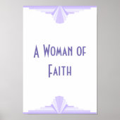 Een vrouw van geloof Poster (Voorkant)