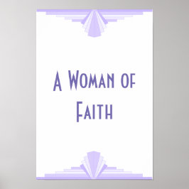 Een vrouw van geloof Poster