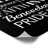 Een vrouw van het Wisdom en Sterke Poster (Hoek)