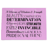 Een vrouw van kracht - Zie terug Groot Cadeauzakje (Voorkant)