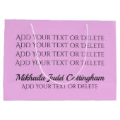 Een vrouw van kracht - Zie terug Groot Cadeauzakje (Achterkant)