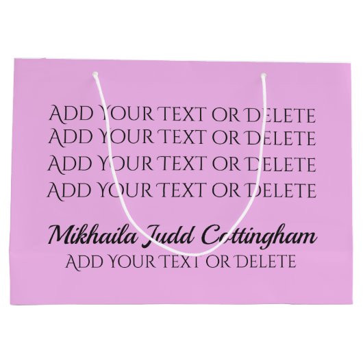 Een vrouw van kracht - Zie terug Groot Cadeauzakje (Achterkant)