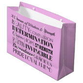 Een vrouw van kracht - Zie terug Groot Cadeauzakje (Voorkant Gekanteld)