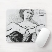 Een vrouw voor Asselineau Muismat (Met muis)