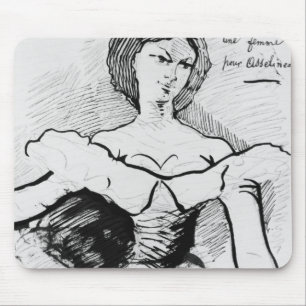 Een vrouw voor Asselineau Muismat