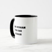 Een vrouw voor een vrouw mok (Voorkant links)
