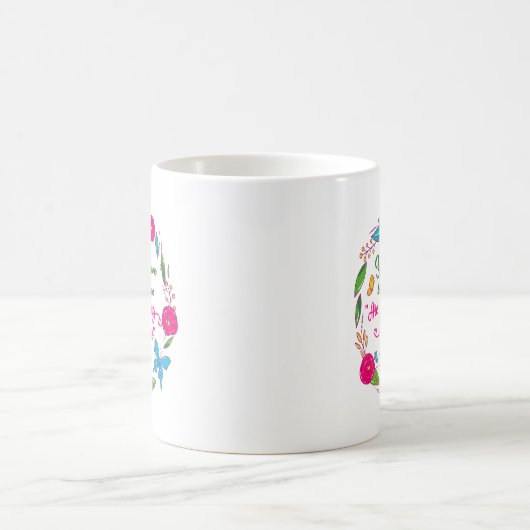 Een vrouw zei eens dat ik hier buiten ben koffiemok (Center)