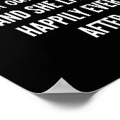 Een vrouw zei eens dat ik hier weg ben en dat ze l poster (Hoek)