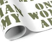 EEN VROUWELIJK LEGER CADEAUPAPIER (Rol Hoek)