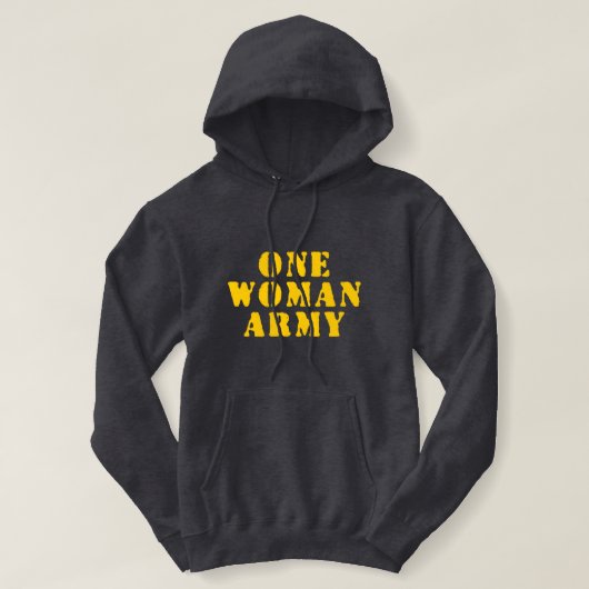 EEN VROUWELIJK LEGER HOODIE (Design voorkant)