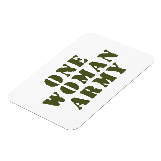 EEN VROUWELIJK LEGER MAGNEET (Linkerzijde)