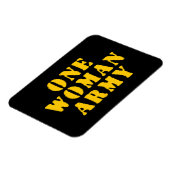 EEN VROUWELIJK LEGER MAGNEET (Linkerzijde)