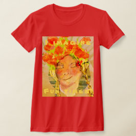 Een vrouwendroom personaliseert positieve aantrekk t-shirt