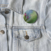 Een vrouwenhart - Calla Lily Ronde Button 5,7 Cm (In situ)