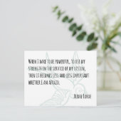 Een vrouwenkracht - Audre Lorde citeert briefkaart (Staand voorkant)