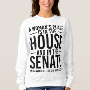 Een vrouwenplaats is in het Huis en in de Senaat Trui